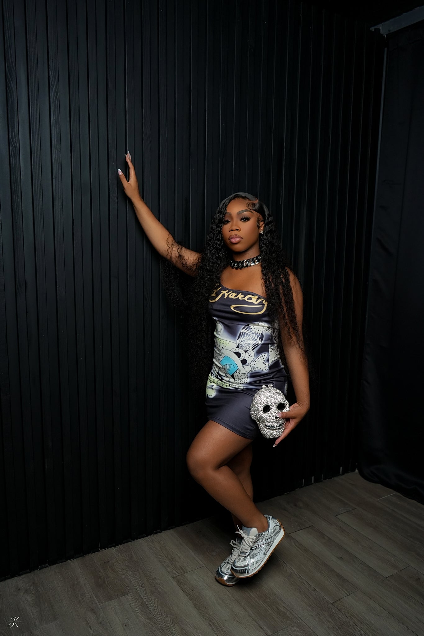 Ed Hardy Off The Shoulder Dress